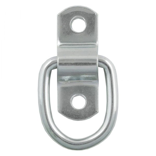 CURT® - 2-1/4" x 13/16" Zinc Surface-Mounted Tie-Down D-Ring with Bracket (1200 lbs)