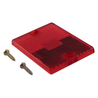 CURT® - Reflectorized Red Bolt-on Mount Lens