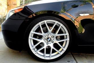 C7 Silver on BMW 5 Series