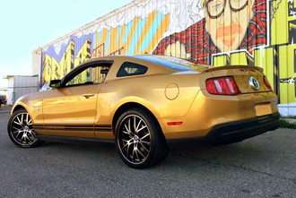 C40 Black Machined Face on Ford Mustang