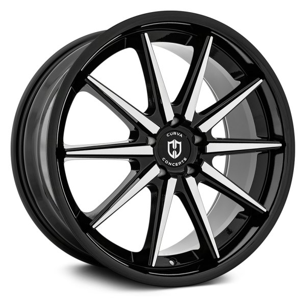 CURVA® - C24 Black with Machined Face