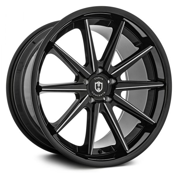 CURVA® - C24 Gloss Black with Milled Accents
