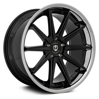 CURVA® - C24 Gloss Black with SS Chrome Lip