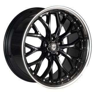 CURVA® - CFF76 Gloss Black with SS Chrome Lip