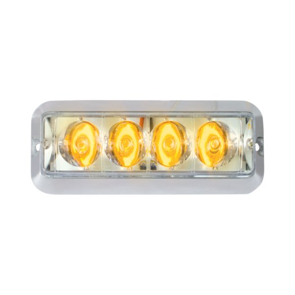 Custer Products Limited® - High Power Bolt-On Mount Amber LED Strobe Light