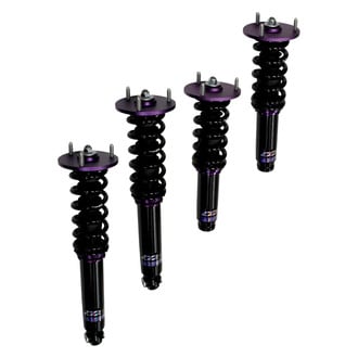 D2 Racing® - 0"-2" x 0"-2" RS Series Front and Rear Coilover Kit