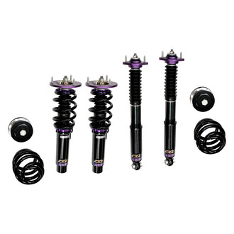 D2 Racing® - 0"-2" x 0"-2" RS Series Front and Rear Coilover Kit