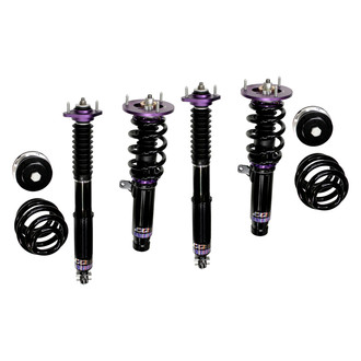 D2 Racing® - 0"-2" x 0"-2" RS Series Front and Rear Coilover Kit