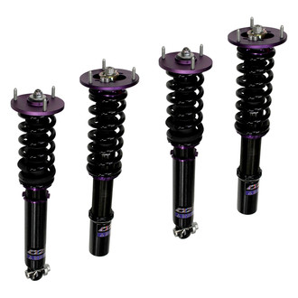 D2 Racing® - 0"-2" x 0"-2" RS Series Front and Rear Coilover Kit