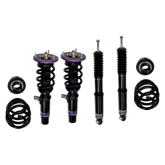 D2 Racing® - 0"-2" x 0"-2" RS Series Front and Rear Coilover Kit
