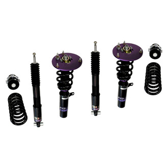 D2 Racing® - 0"-2" x 0"-2" RS Series Front and Rear Coilover Kit