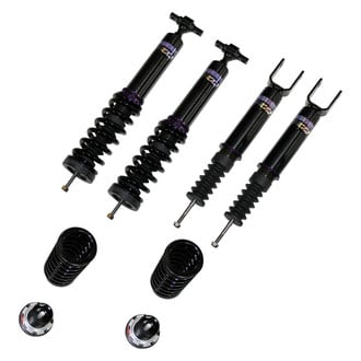 D2 Racing® - 0"-2" x 0"-2" RS Series Front and Rear Coilover Kit
