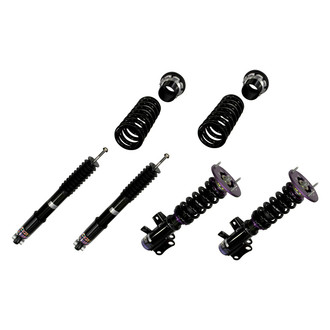 D2 Racing® - 0"-2" x 0"-2" RS Series Front and Rear Coilover Kit
