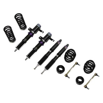 D2 Racing® - 0"-2" x 0"-2" RS Series Front and Rear Coilover Kit