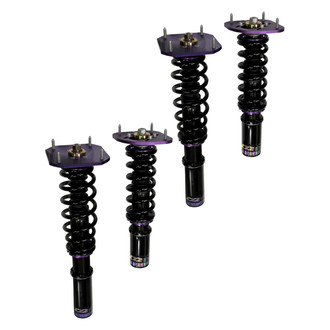 D2 Racing® - 0"-2" x 0"-2" RS Series Front and Rear Coilover Kit