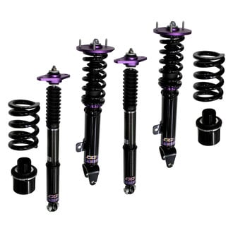 D2 Racing® - 0"-2" x 0"-2" RS Series Front and Rear Coilover Kit