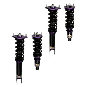 D2 Racing® - 0"-2" x 0"-2" RS Series Front and Rear Coilover Kit