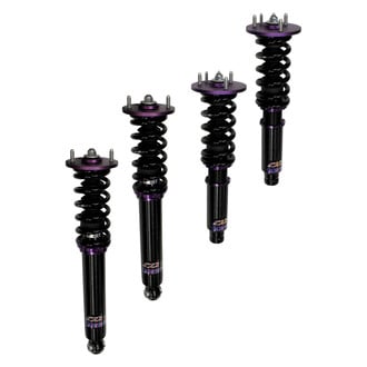 D2 Racing® - 0"-2" x 0"-2" RS Series Front and Rear Coilover Kit