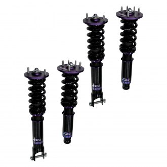 D2 Racing® - 0"-2" x 0"-2" RS Series Front and Rear Coilover Kit