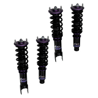 D2 Racing® - 0"-2" x 0"-2" RS Series Front and Rear Coilover Kit