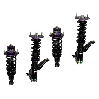D2 Racing® - 0"-2" x 0"-2" RS Series Front and Rear Coilover Kit