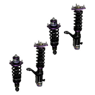 D2 Racing® - 0"-2" x 0"-2" RS Series Front and Rear Coilover Kit