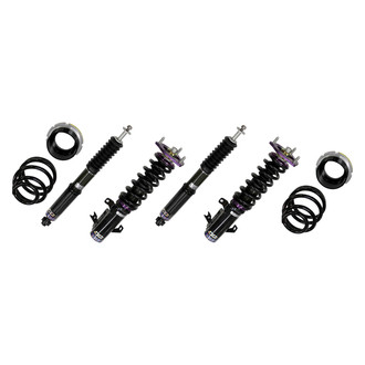 D2 Racing® - 0"-2" x 0"-2" RS Series Front and Rear Coilover Kit