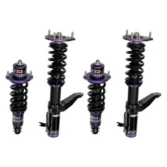 D2 Racing® - 0"-2" x 0"-2" RS Series Front and Rear Coilover Kit