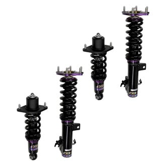 D2 Racing® - 0"-2" x 0"-2" RS Series Front and Rear Coilover Kit