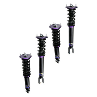 D2 Racing® - 0"-2" x 0"-2" RS Series Front and Rear Coilover Kit