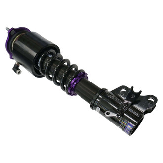 D2 Racing® - 0"-2" x 0"-2" RS Series Front and Rear Coilover Kit with VERA V-ACK Air Caps