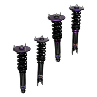 D2 Racing® - 0"-2" x 0"-2" RS Series Front and Rear Coilover Kit