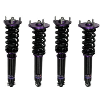 D2 Racing® - 0"-2" x 0"-2" RS Series Front and Rear Coilover Kit