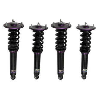 D2 Racing® - 0"-2" x 0"-2" RS Series Front and Rear Coilover Kit