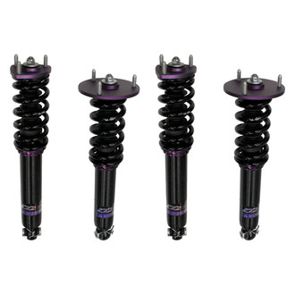 D2 Racing® - 0"-2" x 0"-2" RS Series Front and Rear Coilover Kit