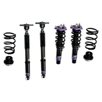 D2 Racing® - 0"-2" x 0"-2" RS Series Front and Rear Coilover Kit