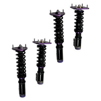D2 Racing® - 0"-2" x 0"-2" RS Series Front and Rear Coilover Kit