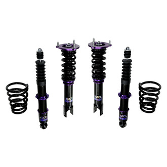 D2 Racing® - 0"-2" x 0"-2" RS Series Front and Rear Coilover Kit