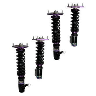 D2 Racing® - 0"-2" x 0"-2" RS Series Front and Rear Coilover Kit