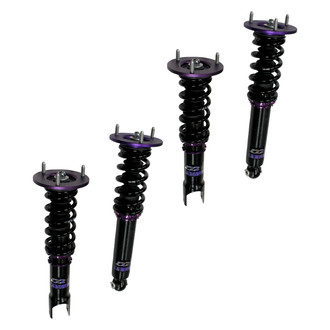 D2 Racing® - 0"-2" x 0"-2" RS Series Front and Rear Coilover Kit