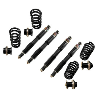 D2 Racing® - 0"-2" x 0"-2" RS Series Front and Rear Coilover Kit