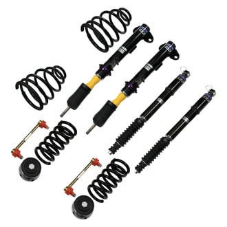 D2 Racing® - 0"-2" x 0"-2" RS Series Front and Rear Coilover Kit
