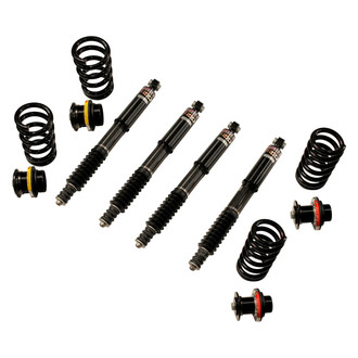 D2 Racing® - 0"-2" x 0"-2" RS Series Front and Rear Coilover Kit