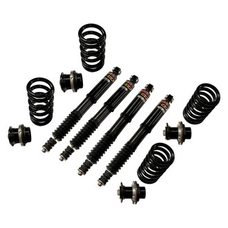 D2 Racing® - 0"-2" x 0"-2" RS Series Front and Rear Coilover Kit