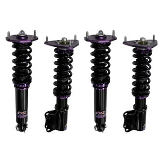 D2 Racing® - 0"-2" x 0"-2" RS Series Front and Rear Coilover Kit