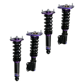 D2 Racing® - 0"-2" x 0"-2" RS Series Front and Rear Coilover Kit