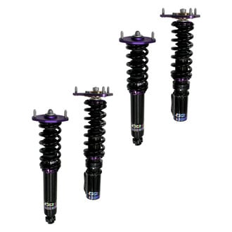 D2 Racing® - 0"-2" x 0"-2" RS Series Front and Rear Coilover Kit