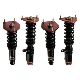 D2 Racing® - 0"-2" x 0"-2" RS Series Front and Rear Coilover Kit