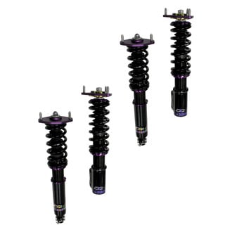 D2 Racing® - 0"-2" x 0"-2" RS Series Front and Rear Coilover Kit