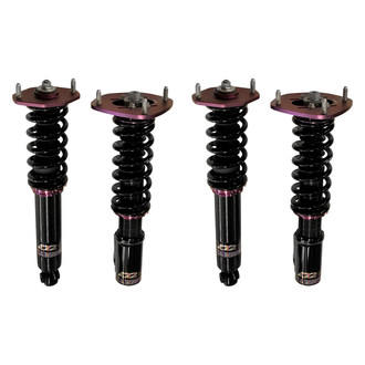 D2 Racing® - 0"-2" x 0"-2" RS Series Front and Rear Coilover Kit